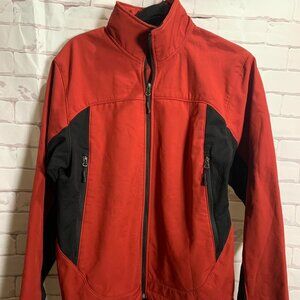 Champion Zip Up Jacket, red and Black Excellent Condition